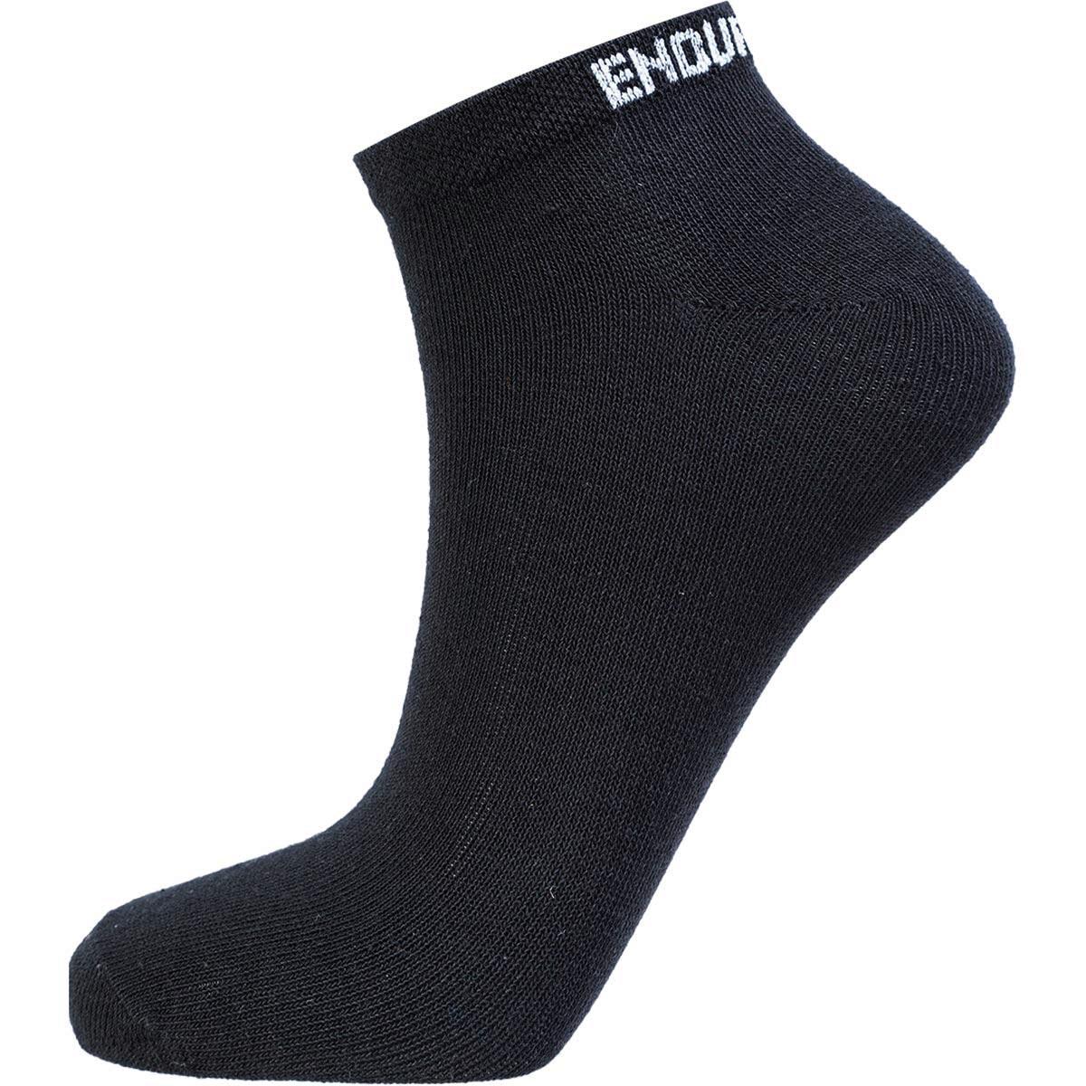 Endurance Ibi Low Cut 6-Pack Footies Black