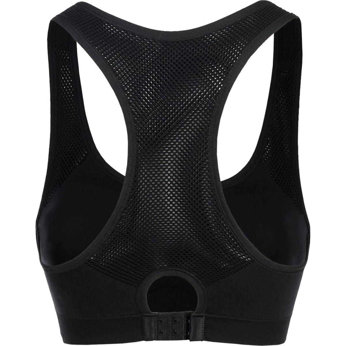Endurance George West Medium Support Sports BH Dame Black