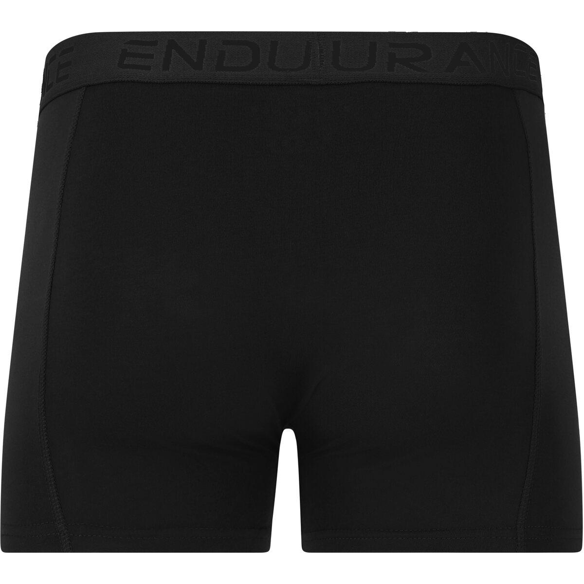 Endurance Brighton 2-Pack Bambus Boxershorts Herre Black/Black