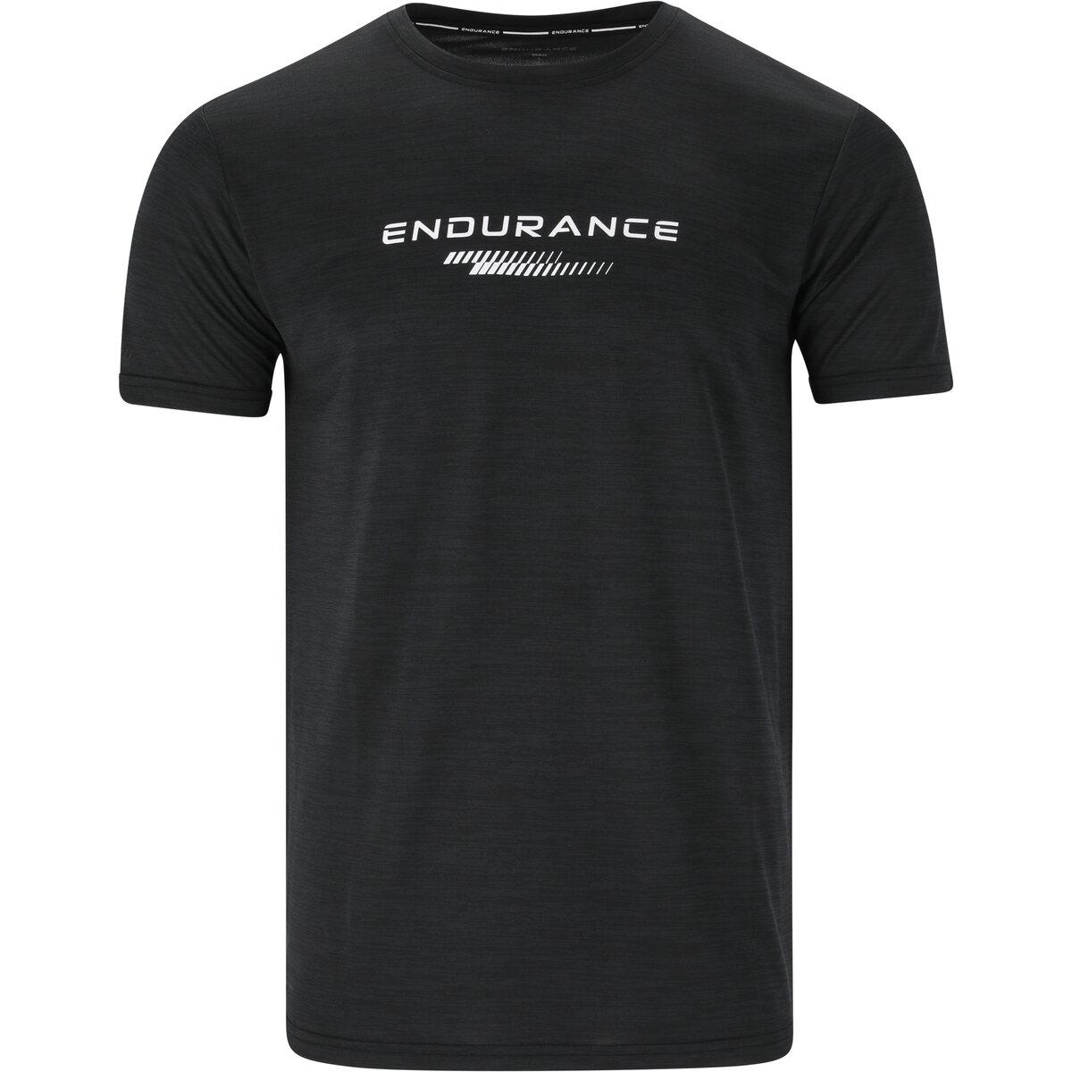 Endurance Portofino Performance Trænings T-shirt Herre Black