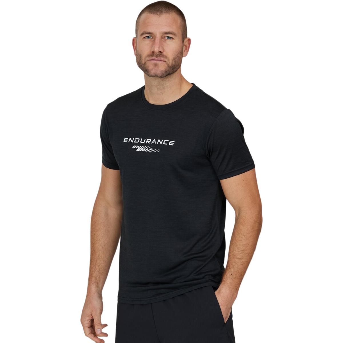 Endurance Portofino Performance Trænings T-shirt Herre Black