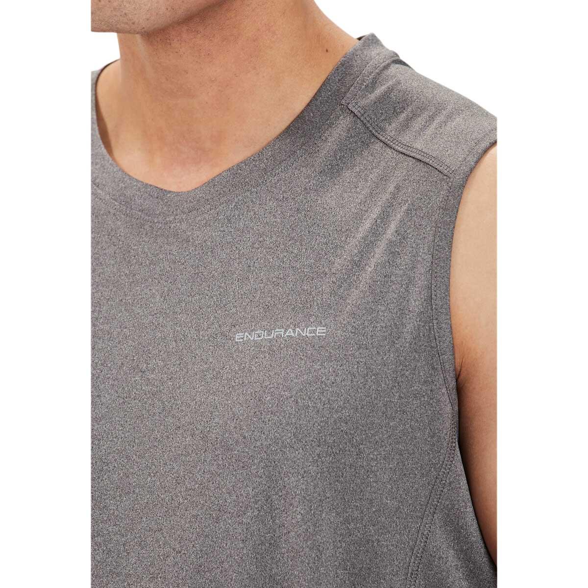 Endurance Landeer Treningstopp Herre Dark Grey Melange