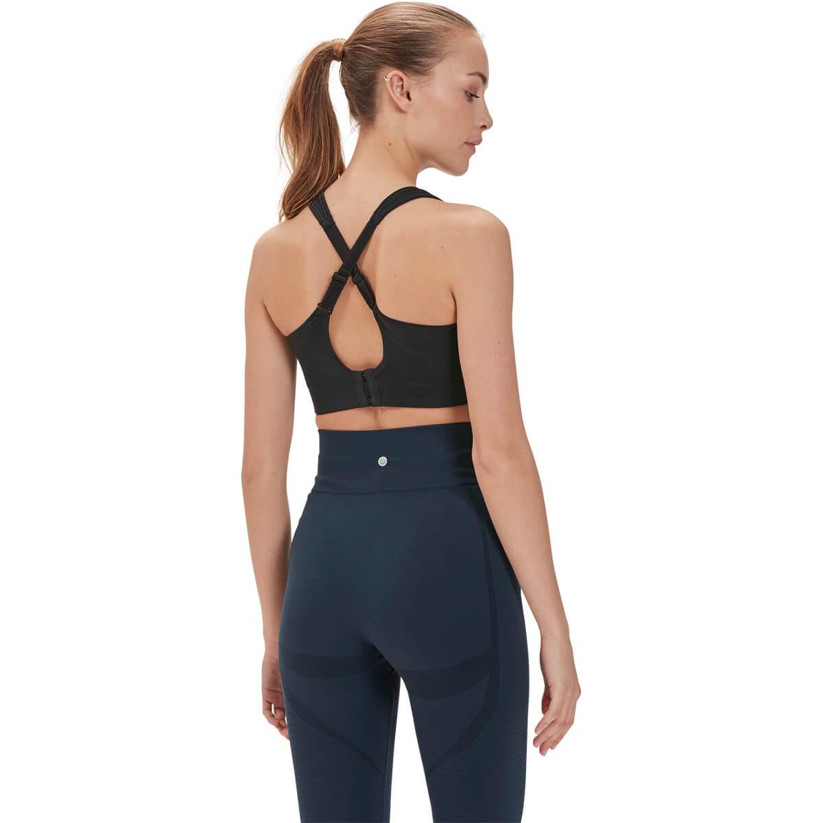 Endurance Magnolia High Support Sports BH Dame Black