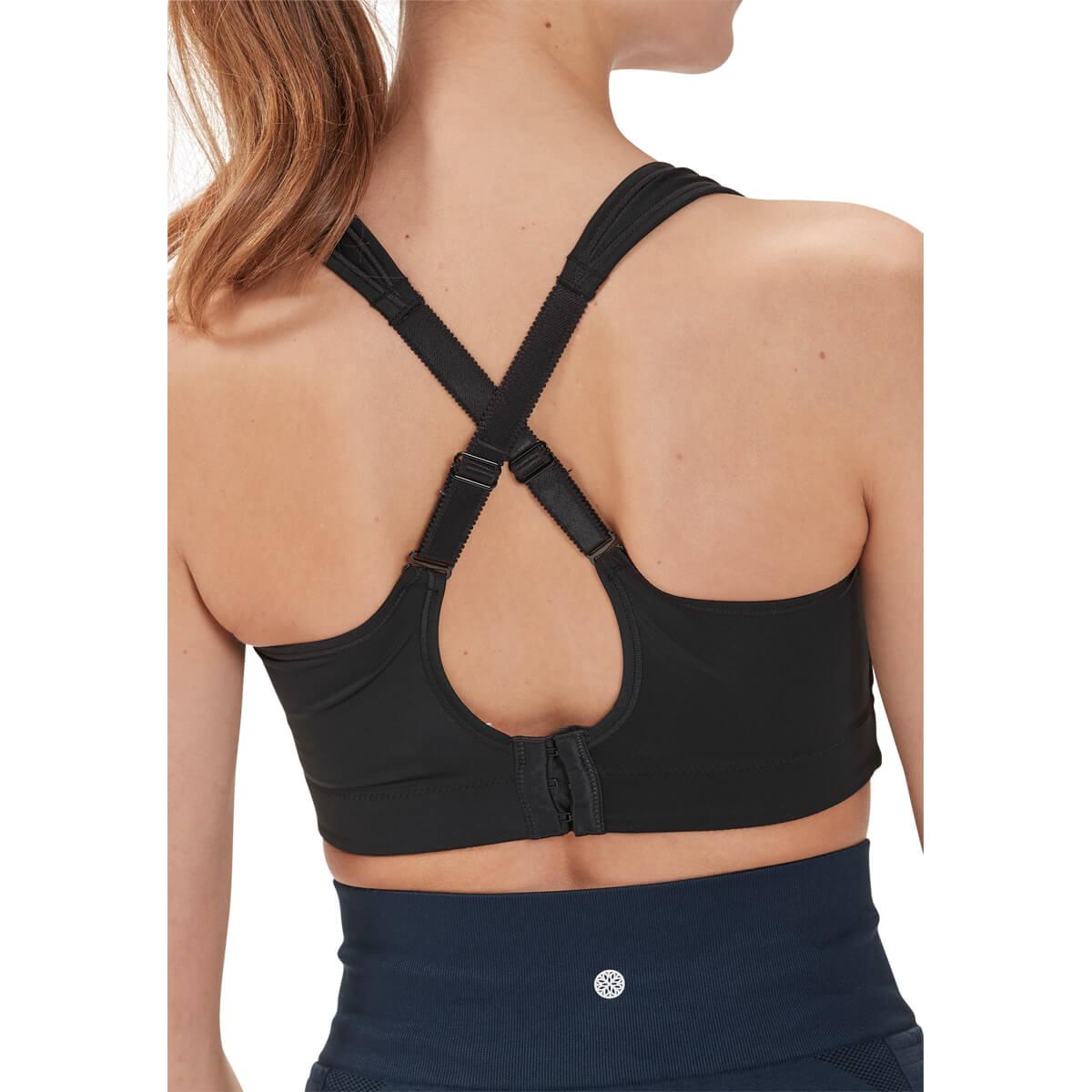 Endurance Magnolia High Support Sports BH Dame Black