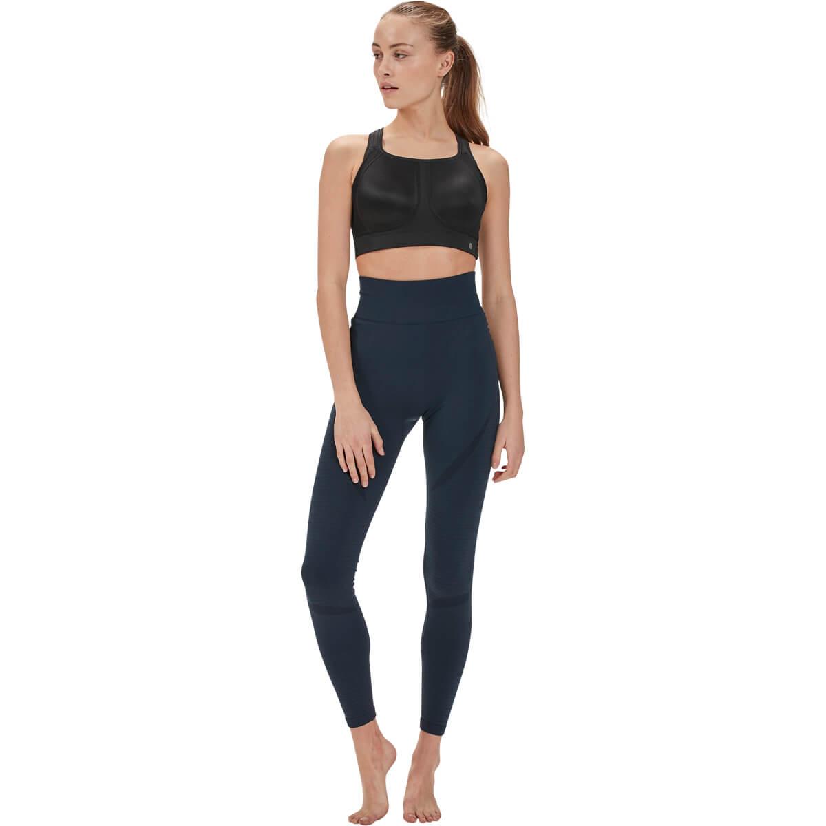 Endurance Magnolia High Support Sports BH Dame Black