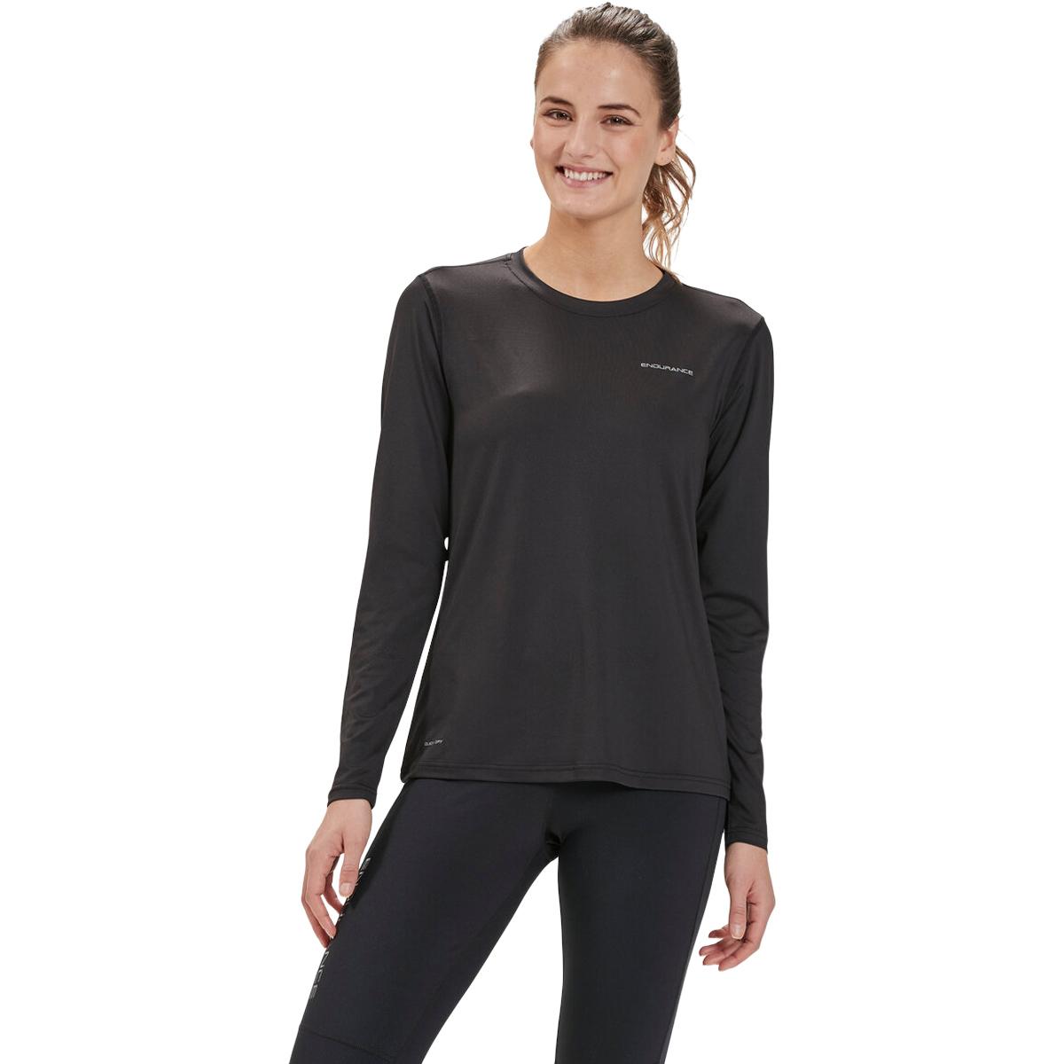 Endurance Yonan Performance Langærmet Trænings T-shirt Dame Black