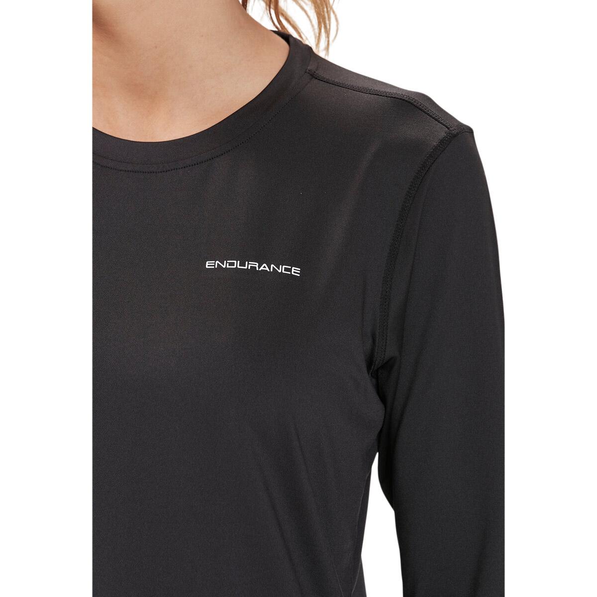 Endurance Yonan Performance Langærmet Trænings T-shirt Dame Black