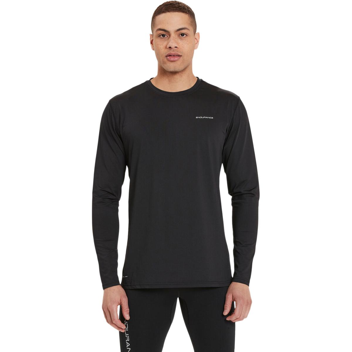 Endurance Kulon Performance Langermet T-skjorte Herre Black