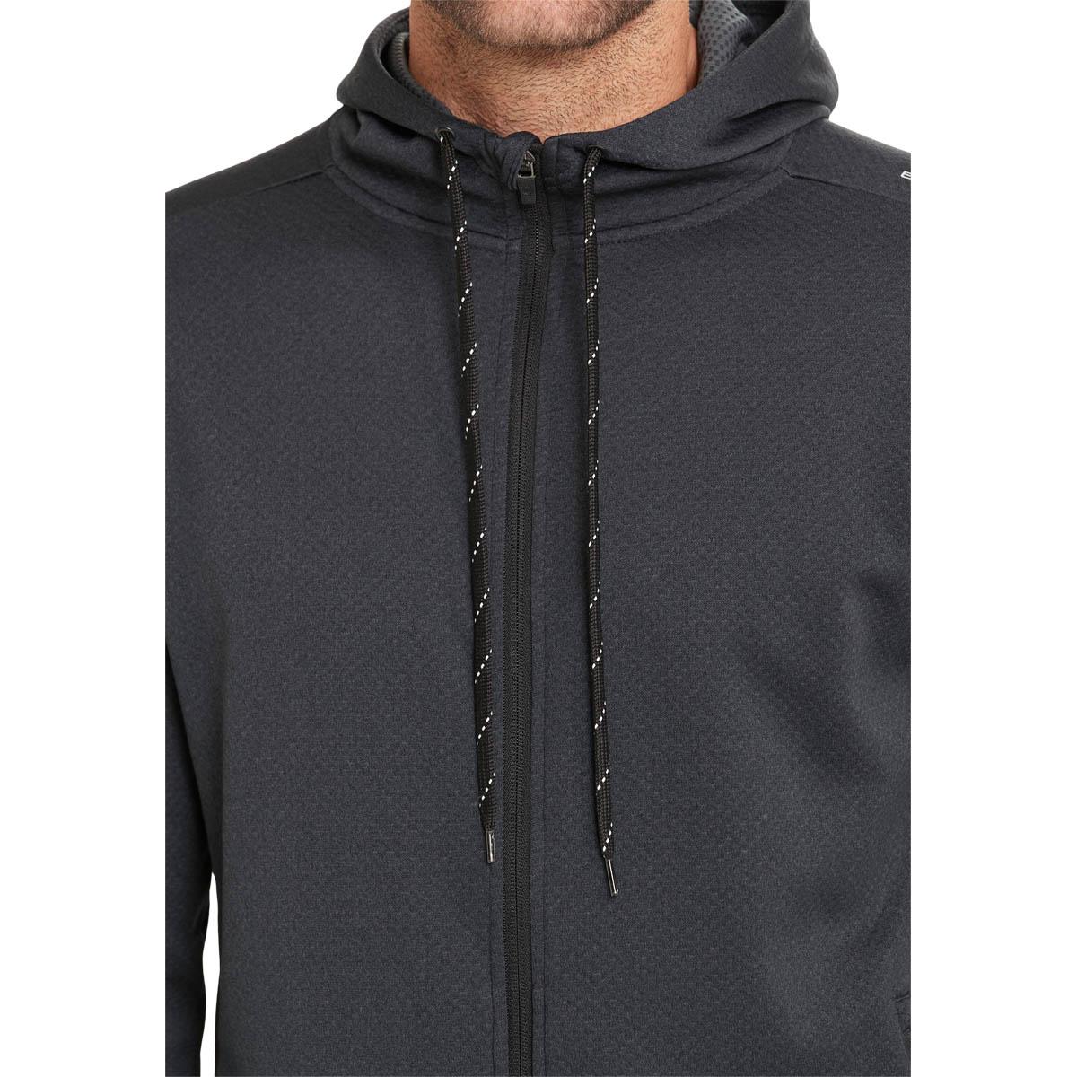 Endurance Dereff Full Zip Trænings Hættetrøje Herre Black Melange