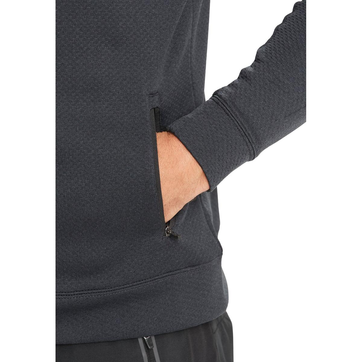 Endurance Dereff Full Zip Trænings Hættetrøje Herre Black Melange