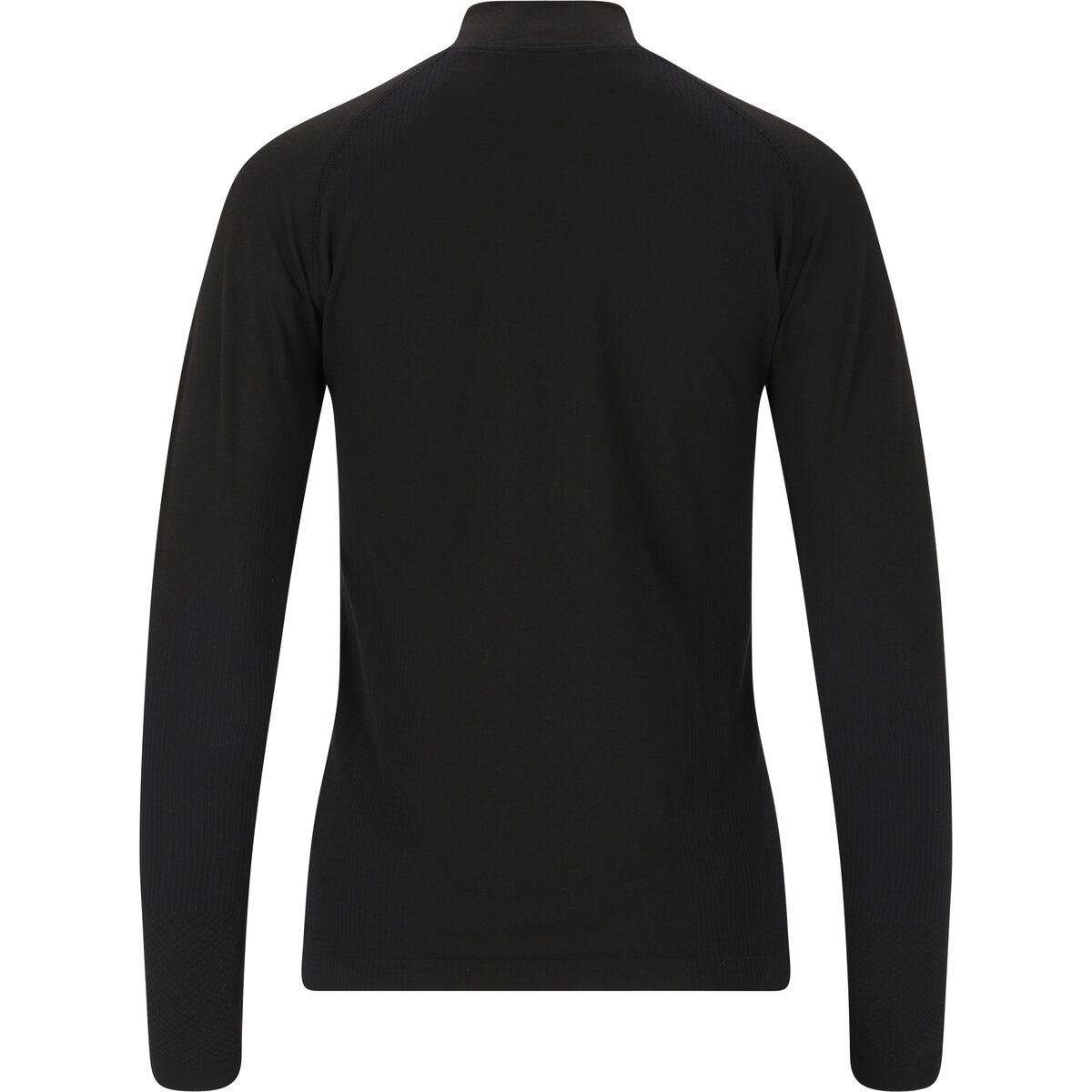 Endurance Halen Seamless Midlayer Treningstrøye Dame Dark Grey Melange