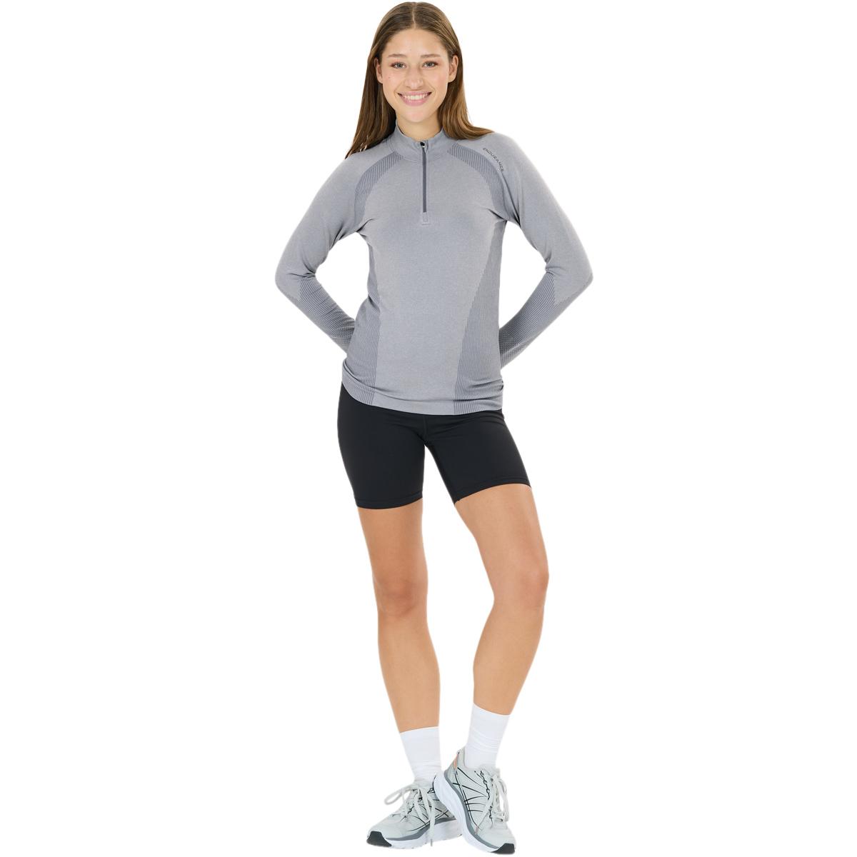 Endurance Halen Seamless Midlayer Treningstrøye Dame Flint Stone