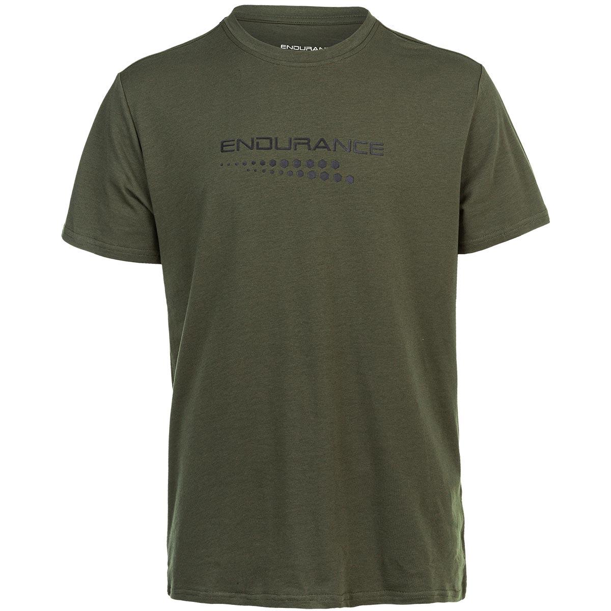Endurance Ostuno Trenings T-skjorte Barn Military Green