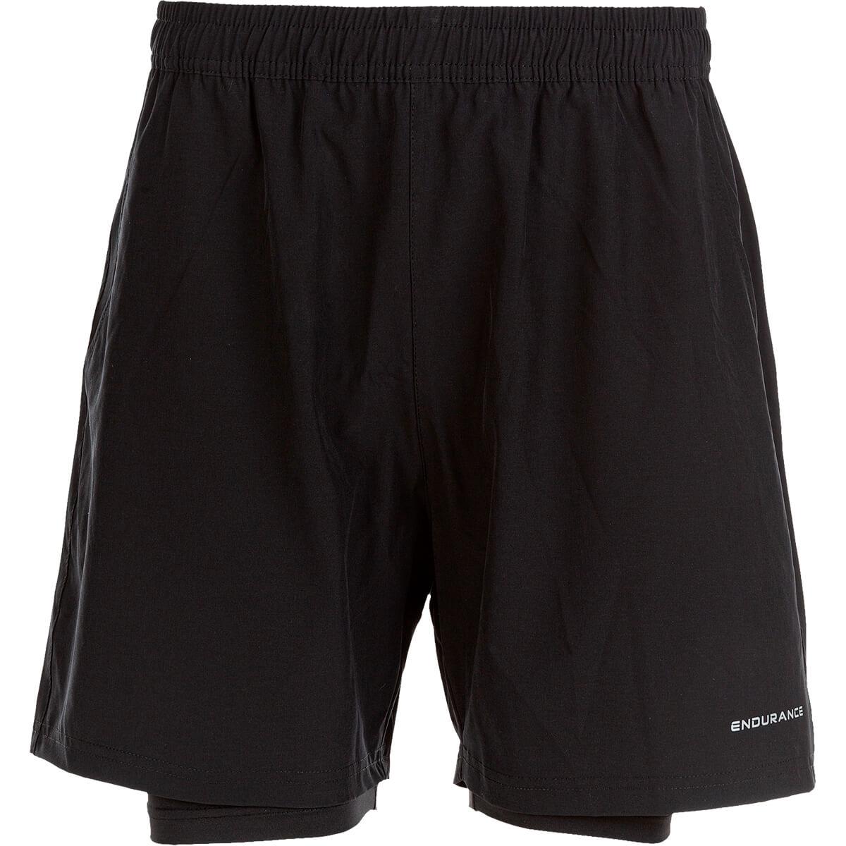 Endurance Gatun 2in1 Løbeshorts Herre black