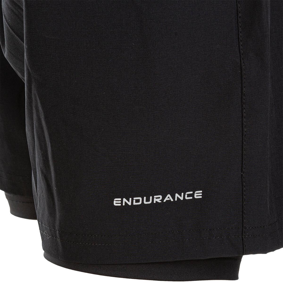 Endurance Gatun 2in1 Løbeshorts Herre black