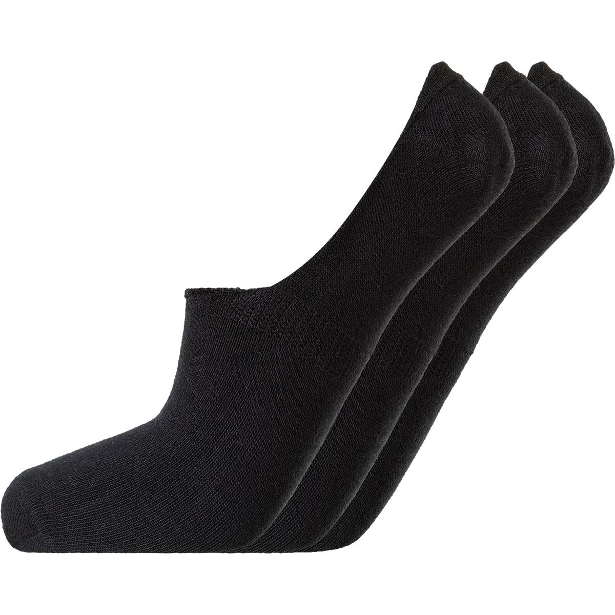 Endurance Livar Bamboo 3-Pack Footies Black
