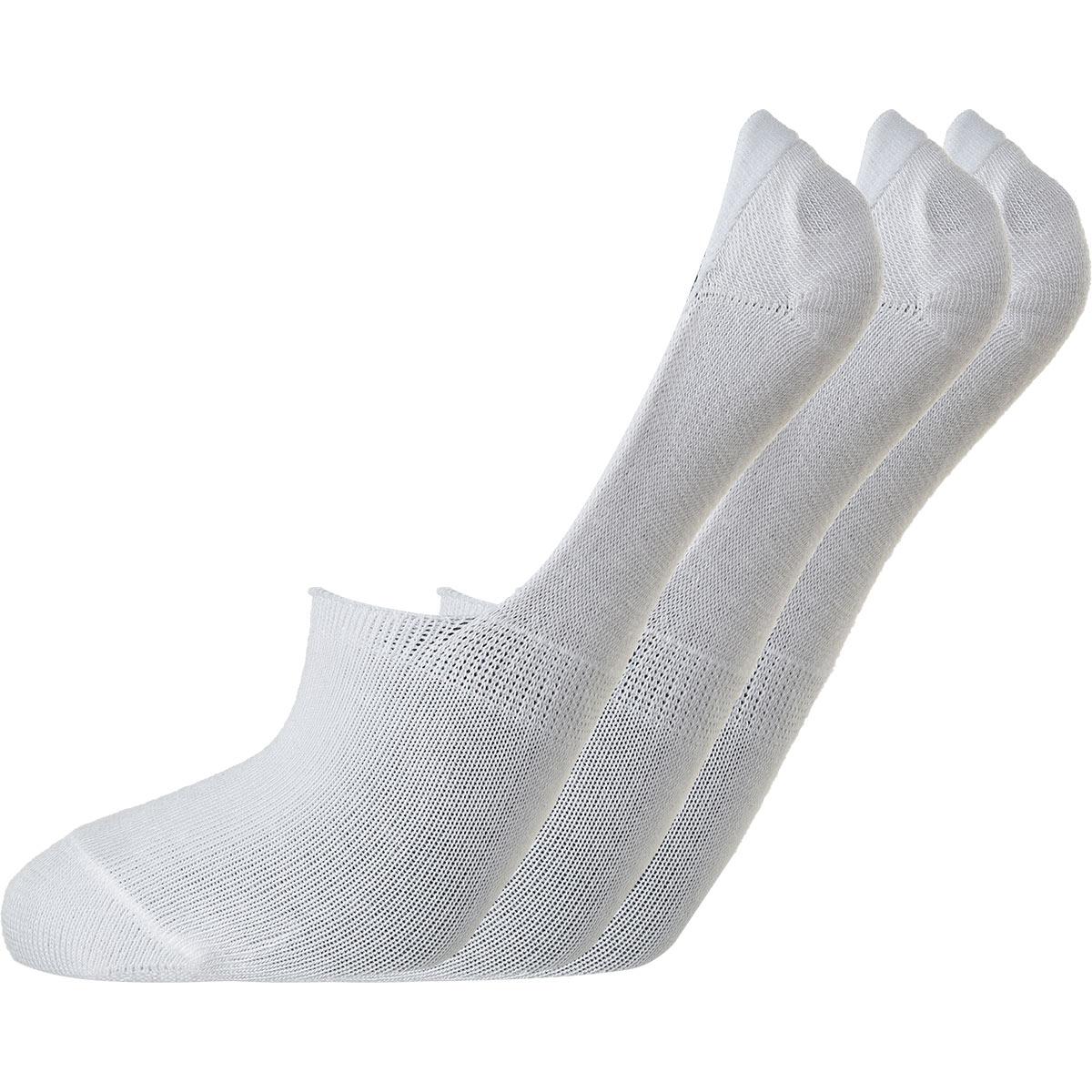 Endurance Livar Bamboo 3-Pack Footies White