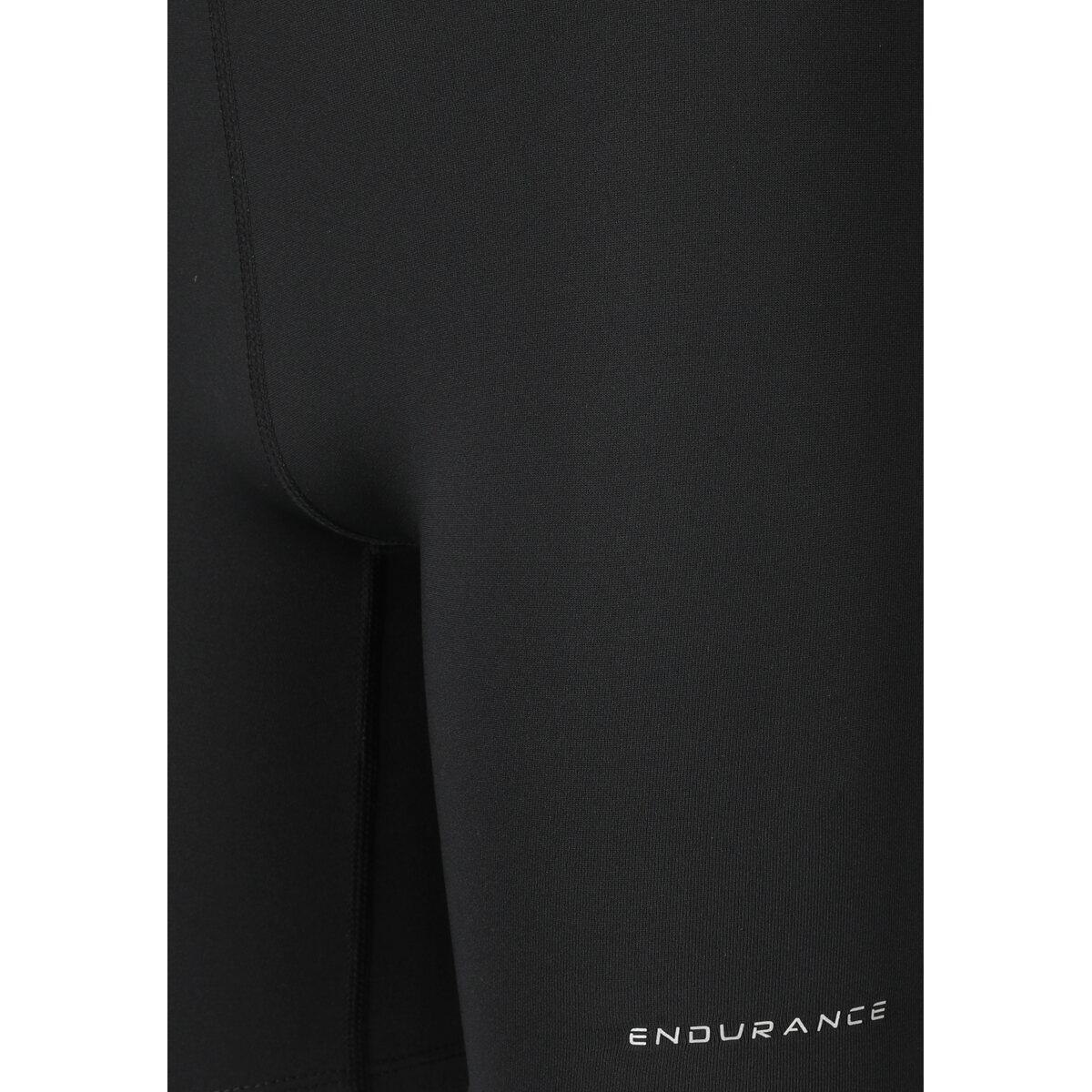 Endurance Power Korte Baselayer Tights Barn Black