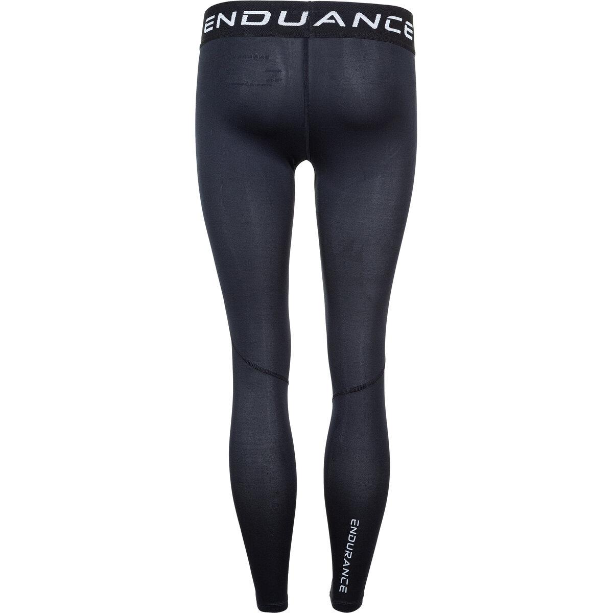 Endurance Power Baselayer Tights Barn Black