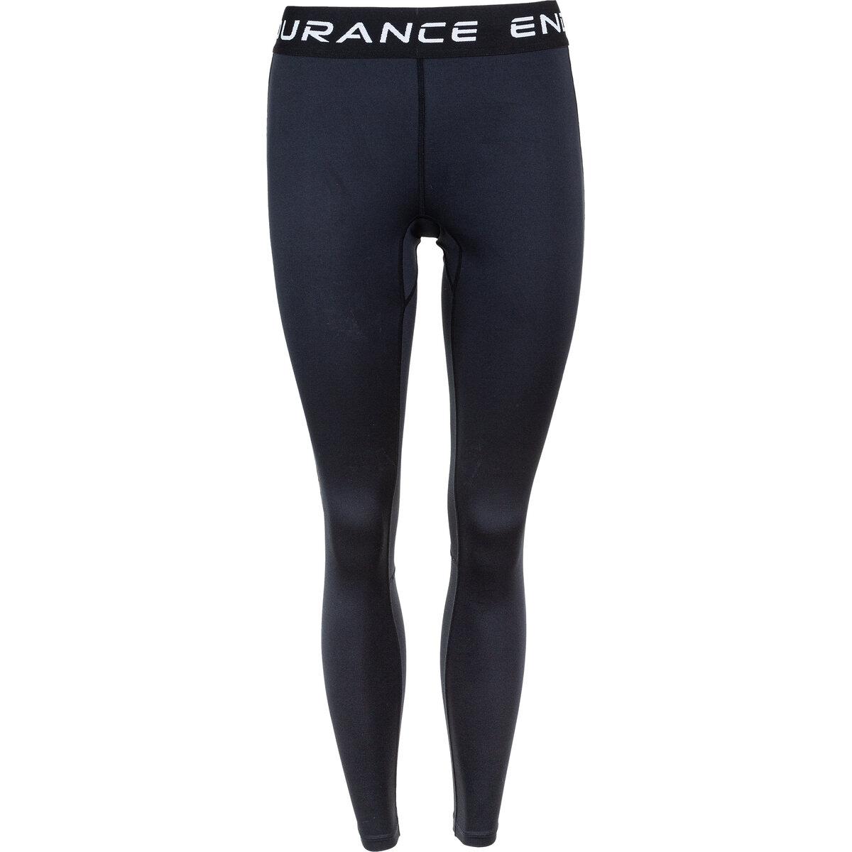 Endurance Power Baselayer Tights Dame Black