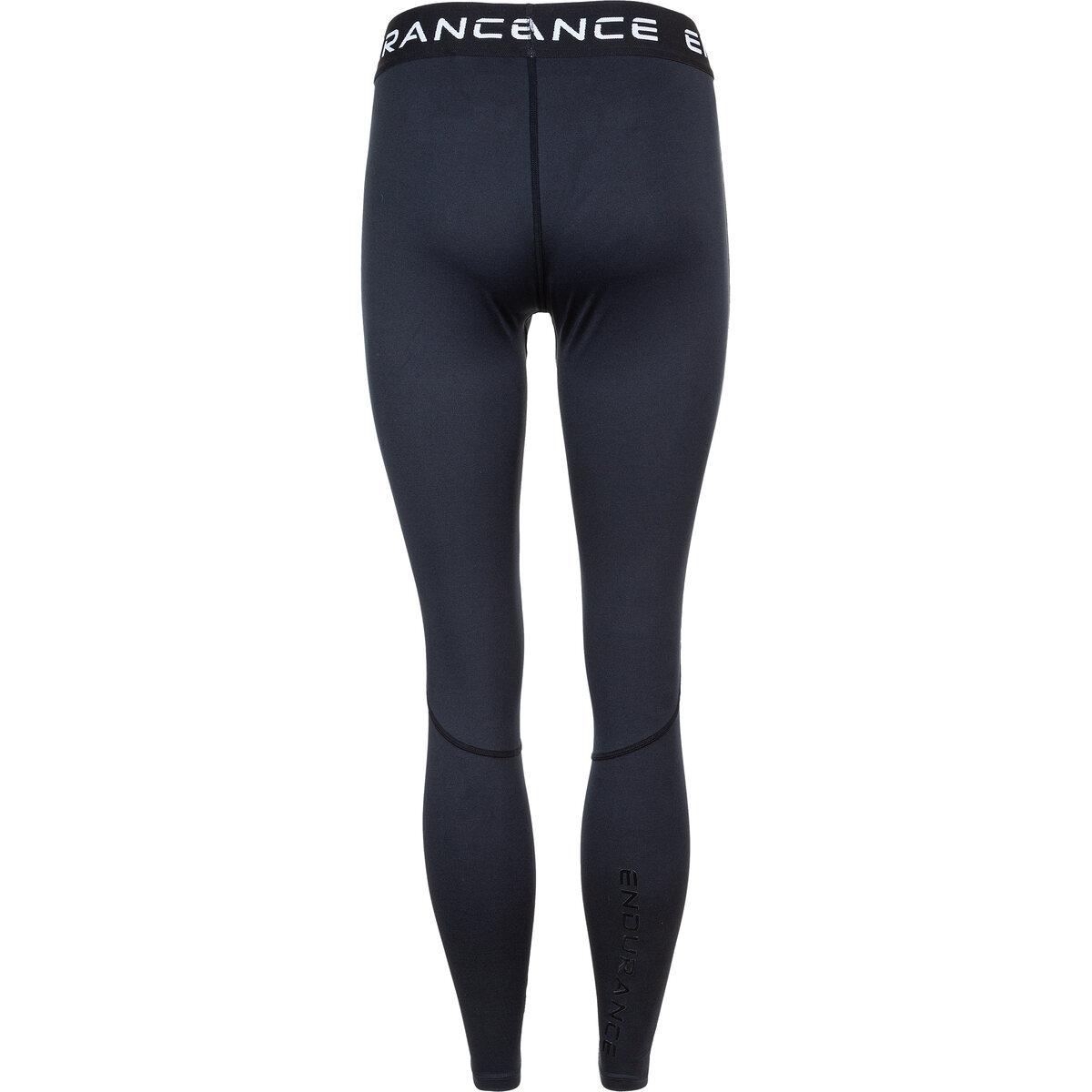 Endurance Power Baselayer Tights Dame Black