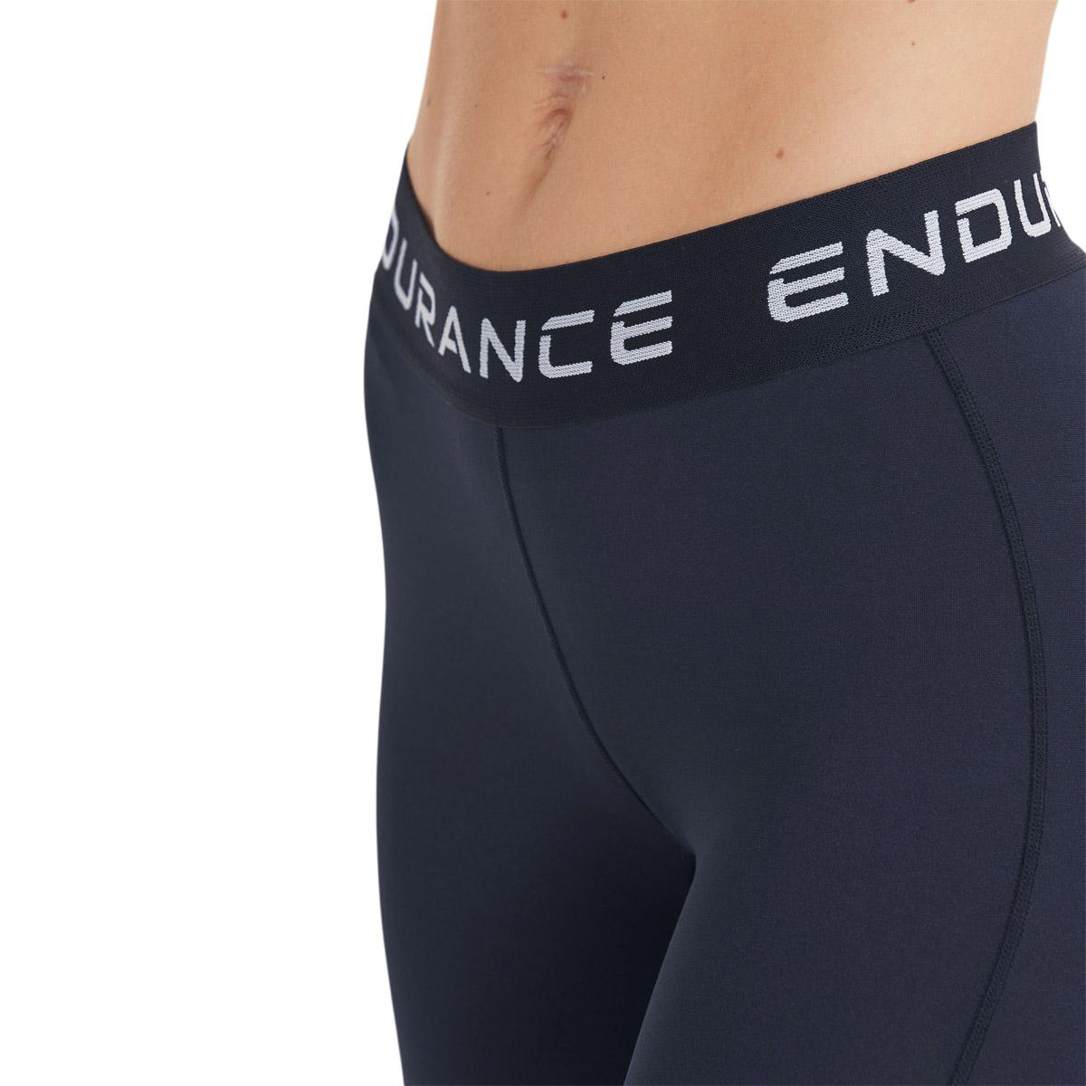 Endurance Power Baselayer Tights Dame Black