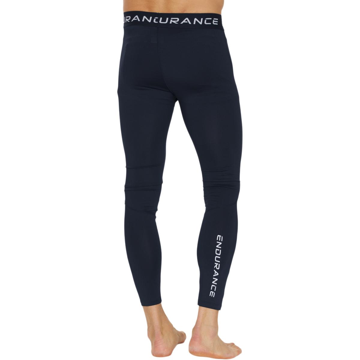 Endurance Power Baselayer Tights Herre Black