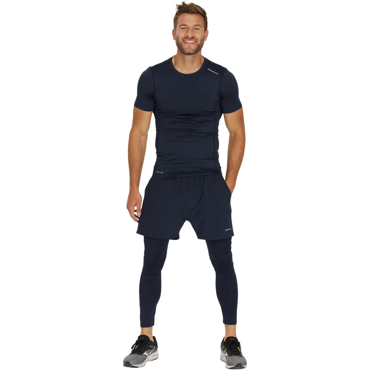 Endurance Power Baselayer Tights Herre Black