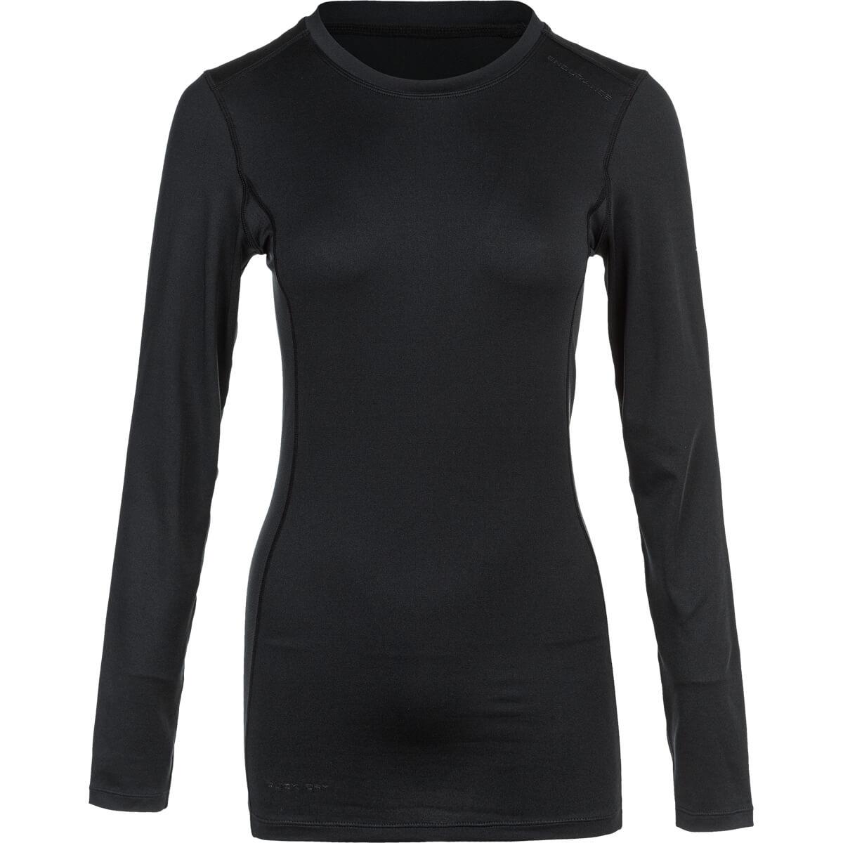 Endurance Power Langærmet Baselayer T-shirt Dame Black