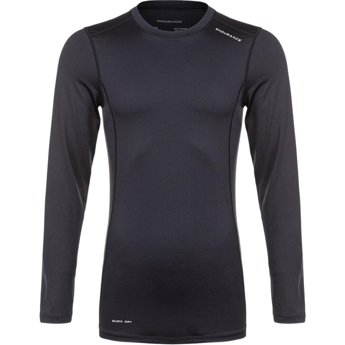 Endurance Power Langærmet Baselayer T-shirt Herre Black