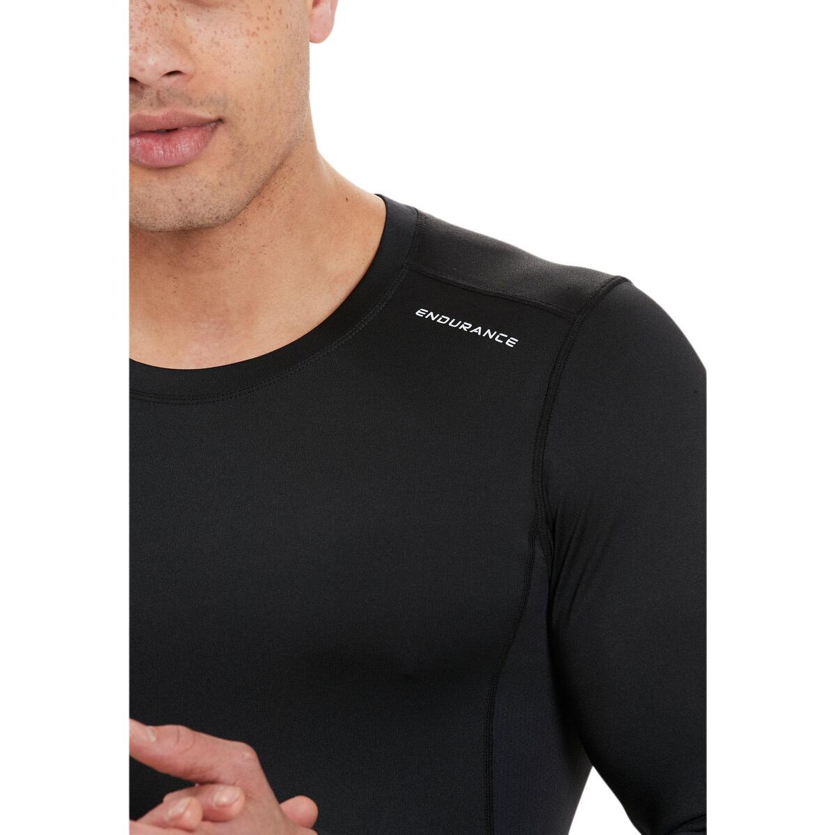 Endurance Power Langærmet Baselayer T-shirt Herre Black