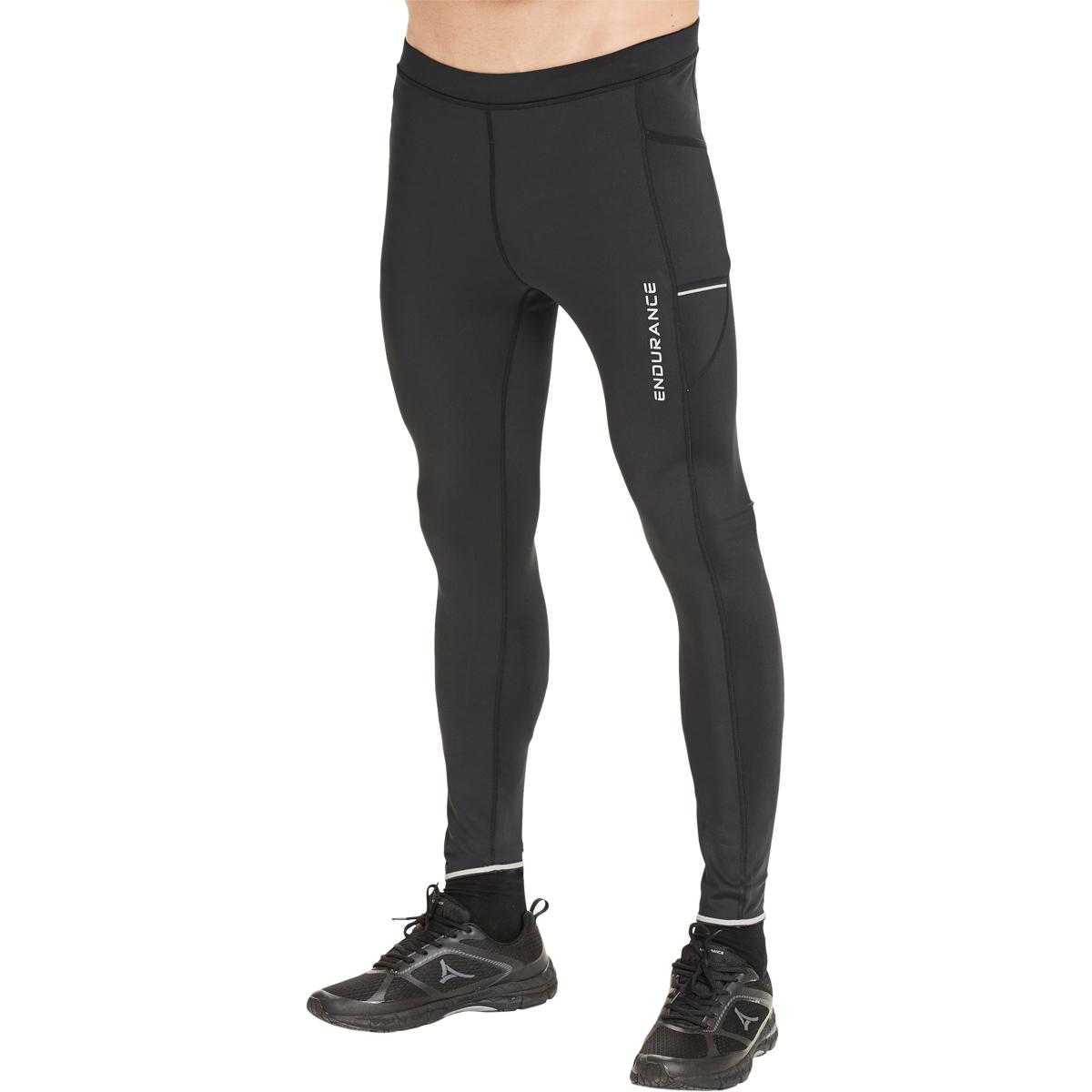 Endurance Energy v2 Windblock Løbetights Herre Black