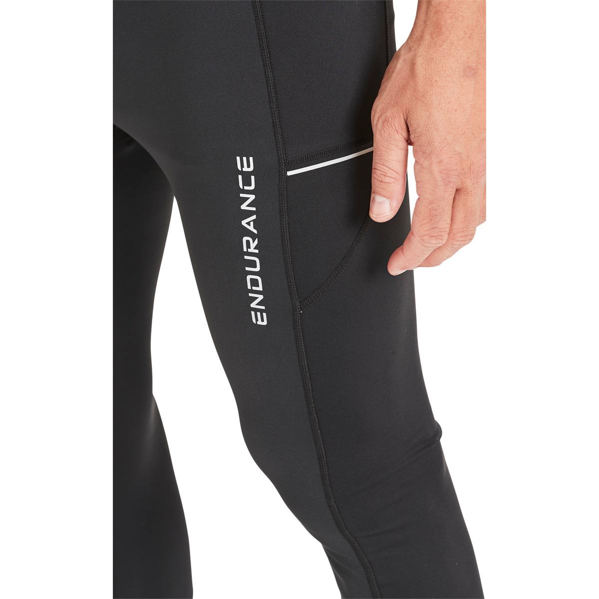 Endurance Energy v2 Windblock Løbetights Herre Black