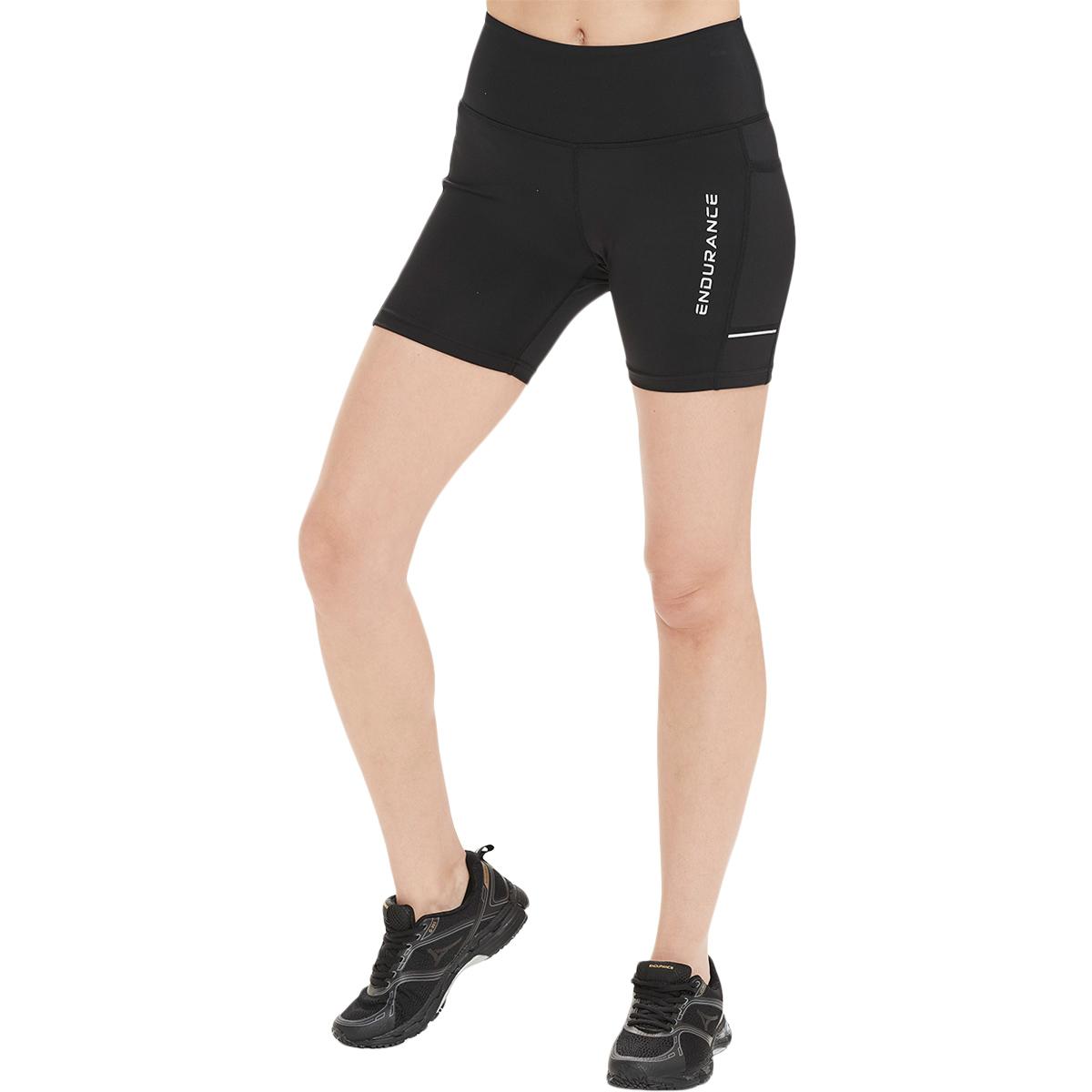 Endurance Energy v2 High Waist Korte Løbetights Dame Black