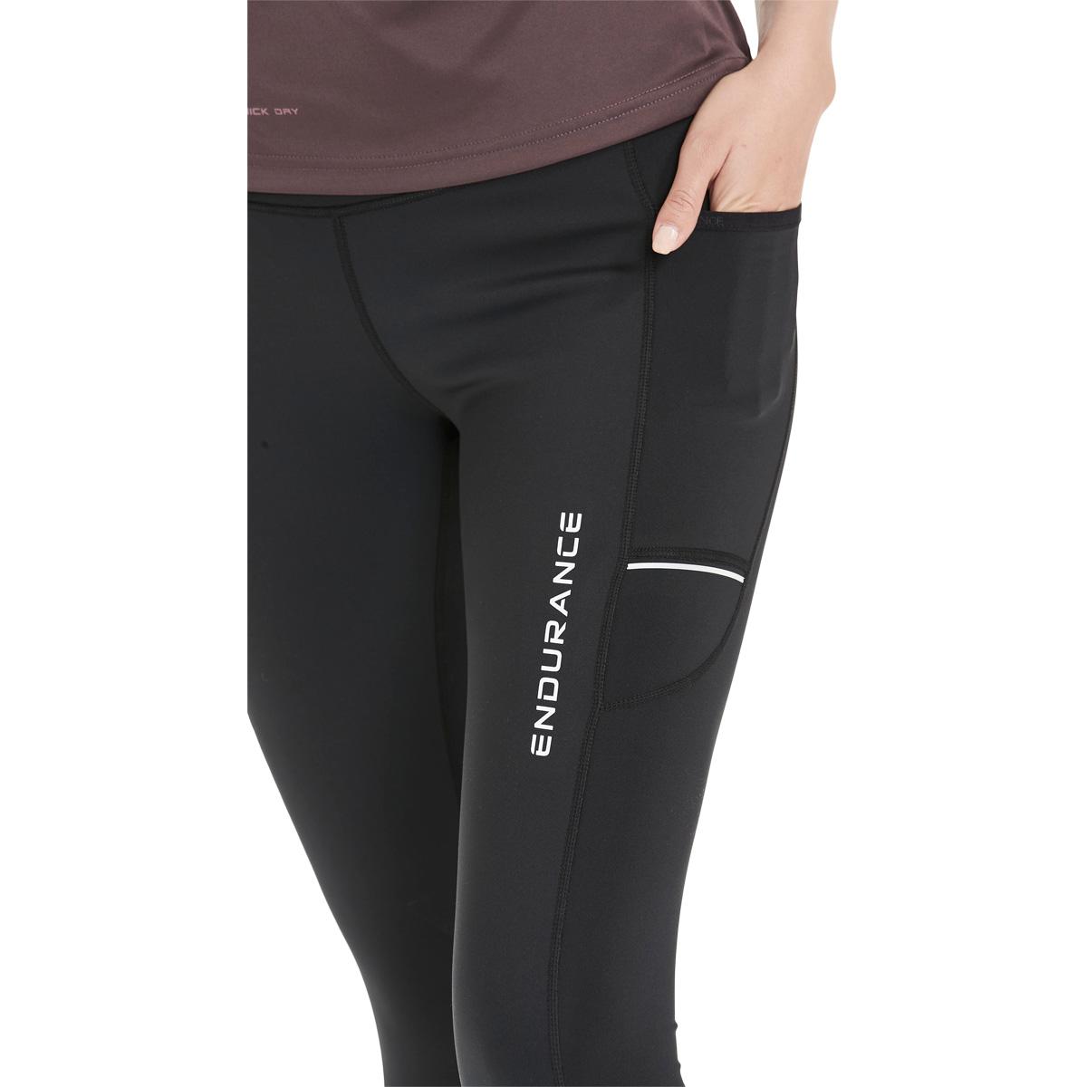 Endurance Energy v2 Windblock Løbetights Dame Black