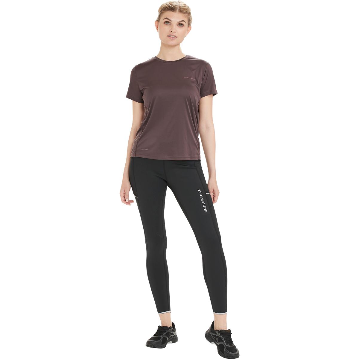 Endurance Energy v2 Windblock Løbetights Dame Black