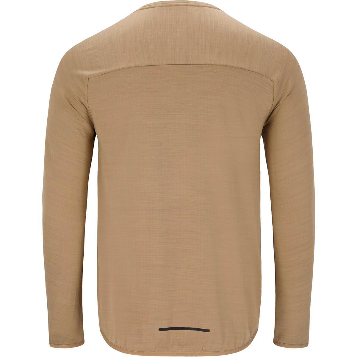 Endurance Avan Waffle Langærmet Løbe T-shirt Herre Kelp