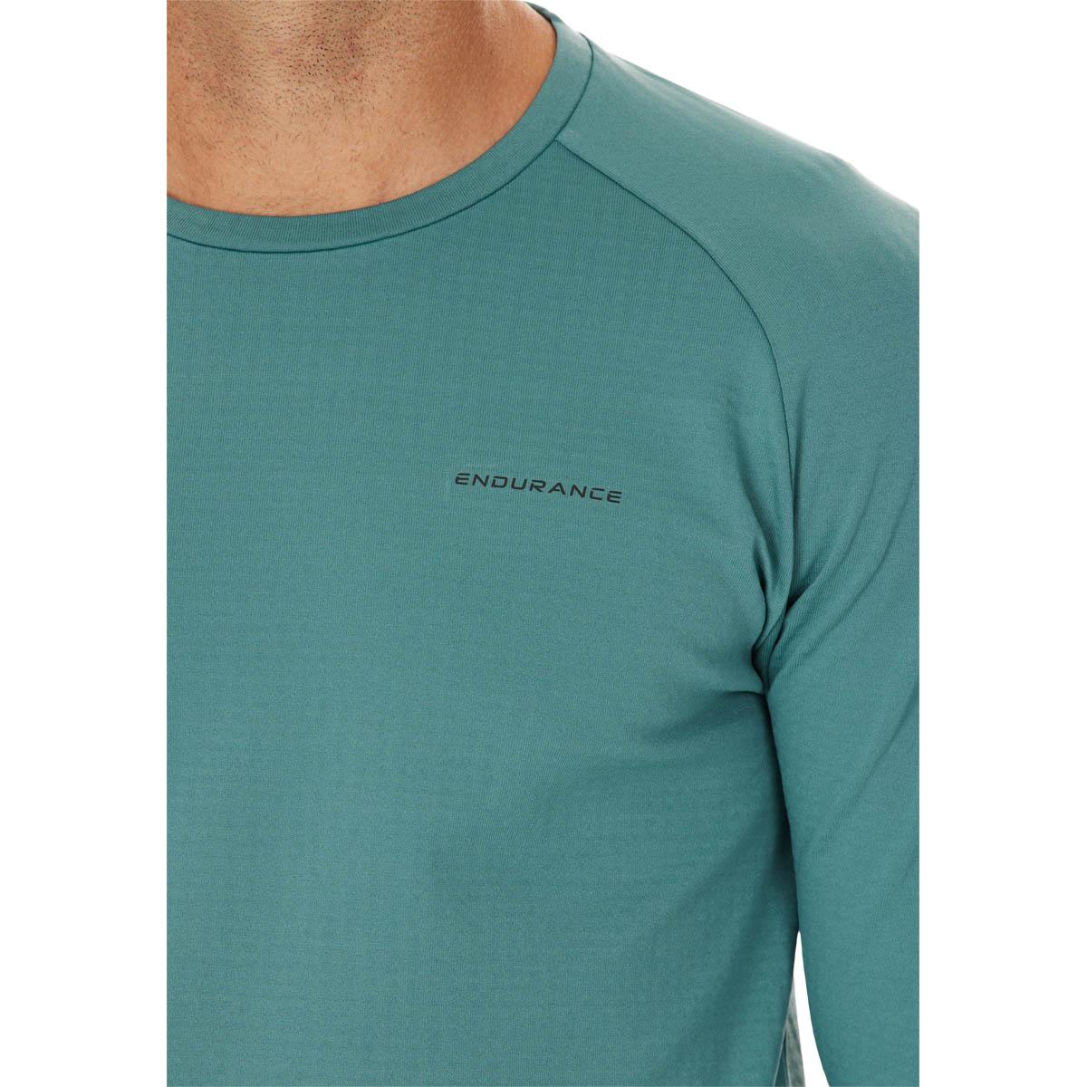 Endurance Avan Waffle Langærmet Løbe T-shirt Herre North Atlantic
