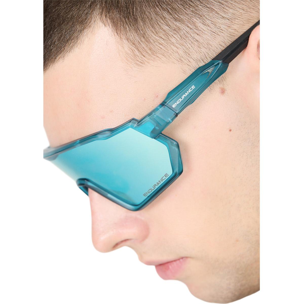 Endurance Mathieu Full Frame Sports Solbriller Mosaic Blue