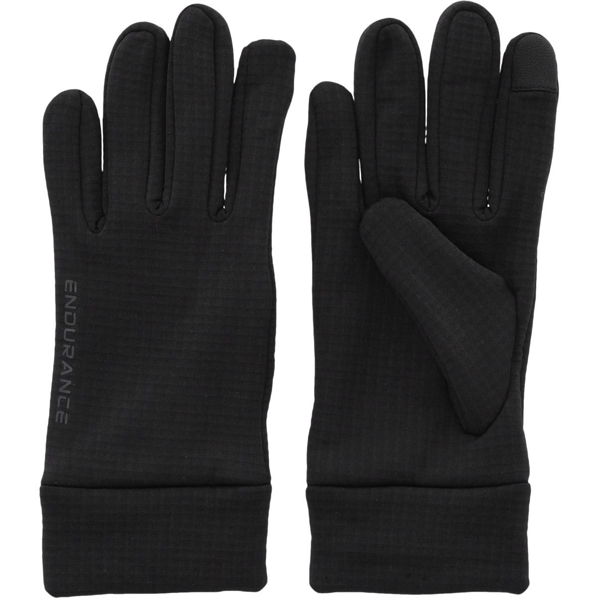 Endurance Nevier Waffle Løbehandsker Black