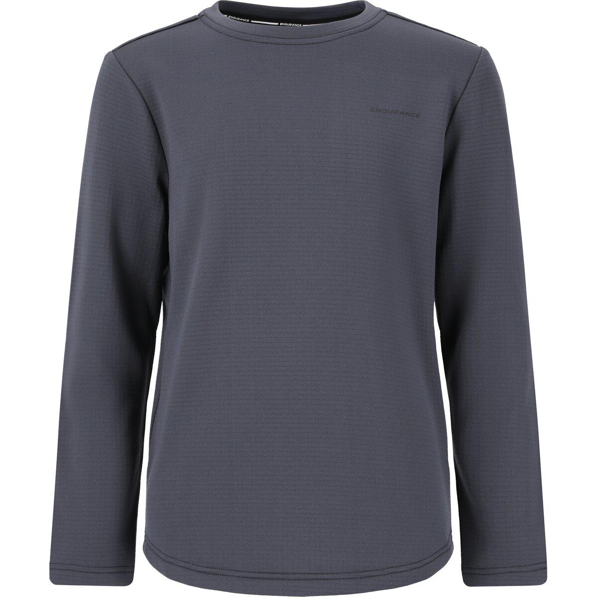Endurance Eally Waffle Langermet Løpe T-skjorte Barn Ombre Blue