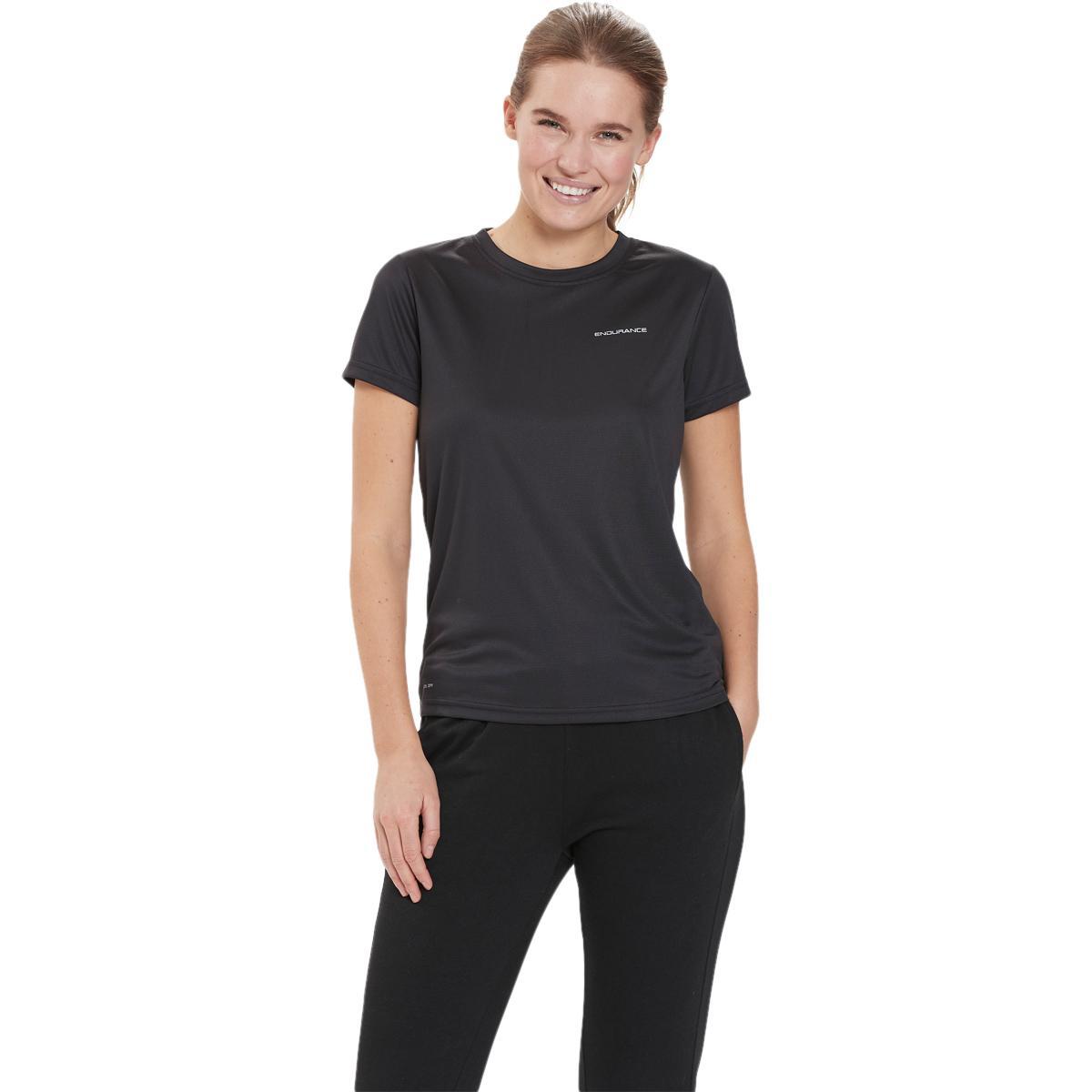 Endurance Vista v2 Løpe T-skjorte Dame Black