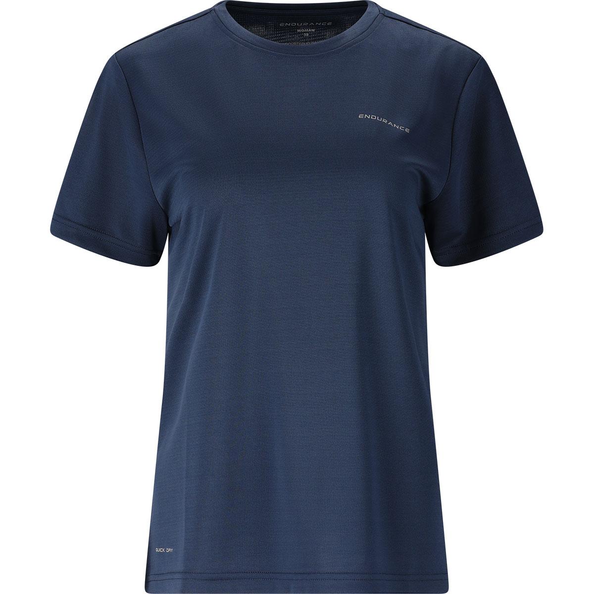 Endurance Vista v2 Løbe T-shirt Dame Dark Sapphire