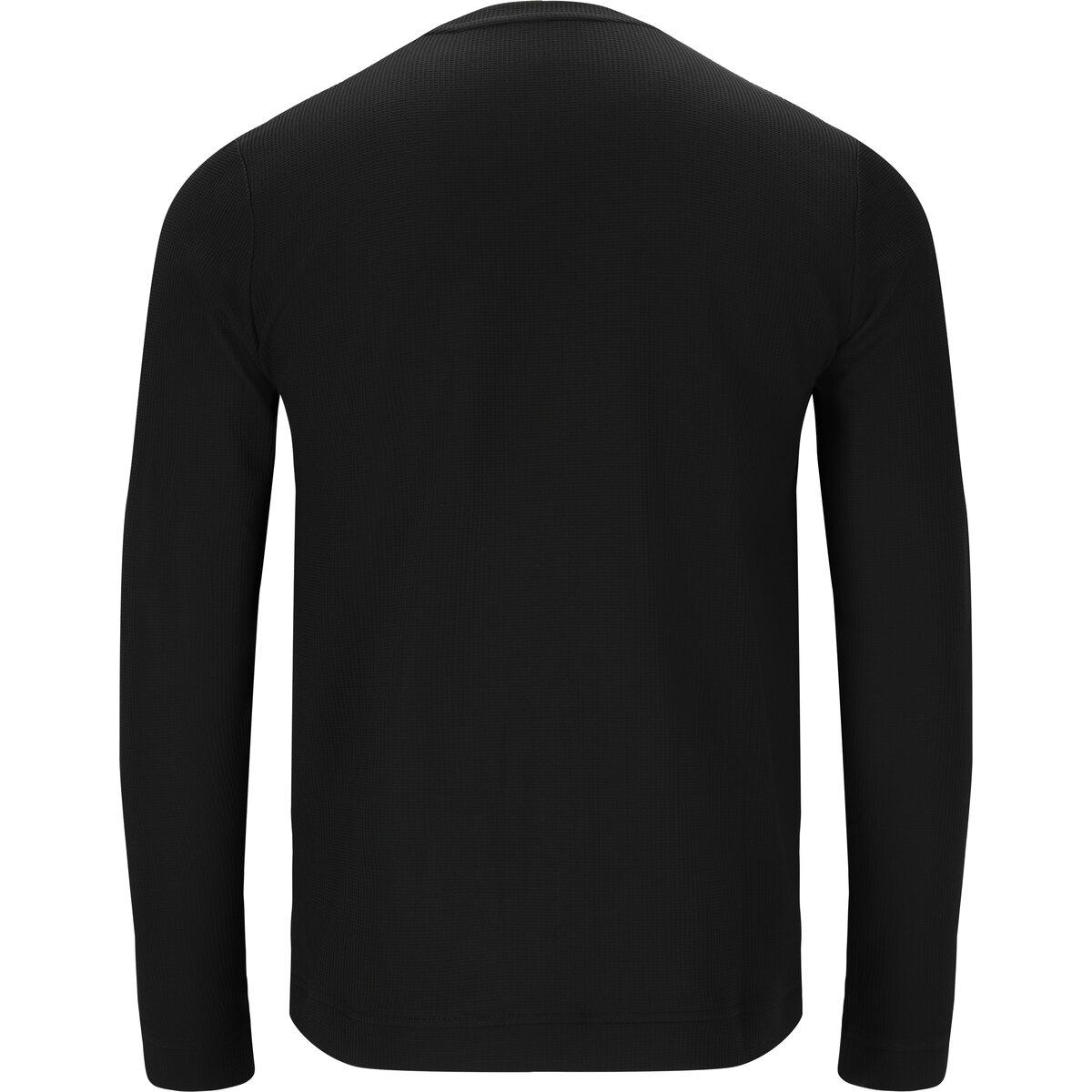 Endurance Patsy Waffle Langærmet Løbe T-shirt Herre Black