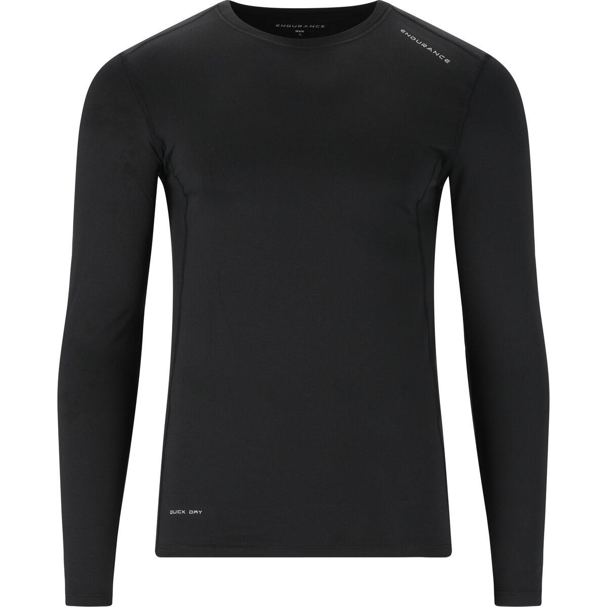 Endurance Power Winter Langærmet Baselayer T-shirt Herre Black