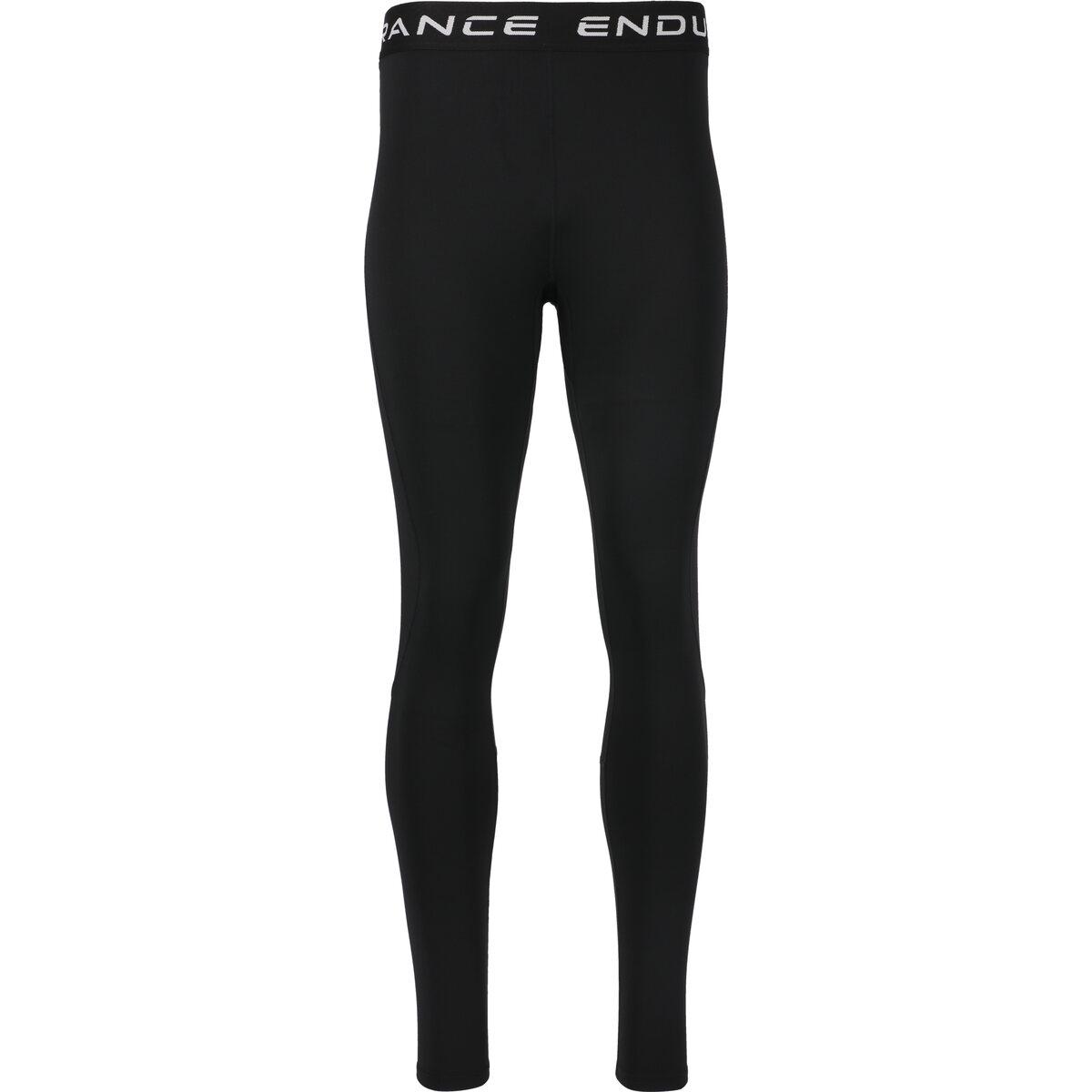 Endurance Power Vinter Baselayer Tights Herre Black