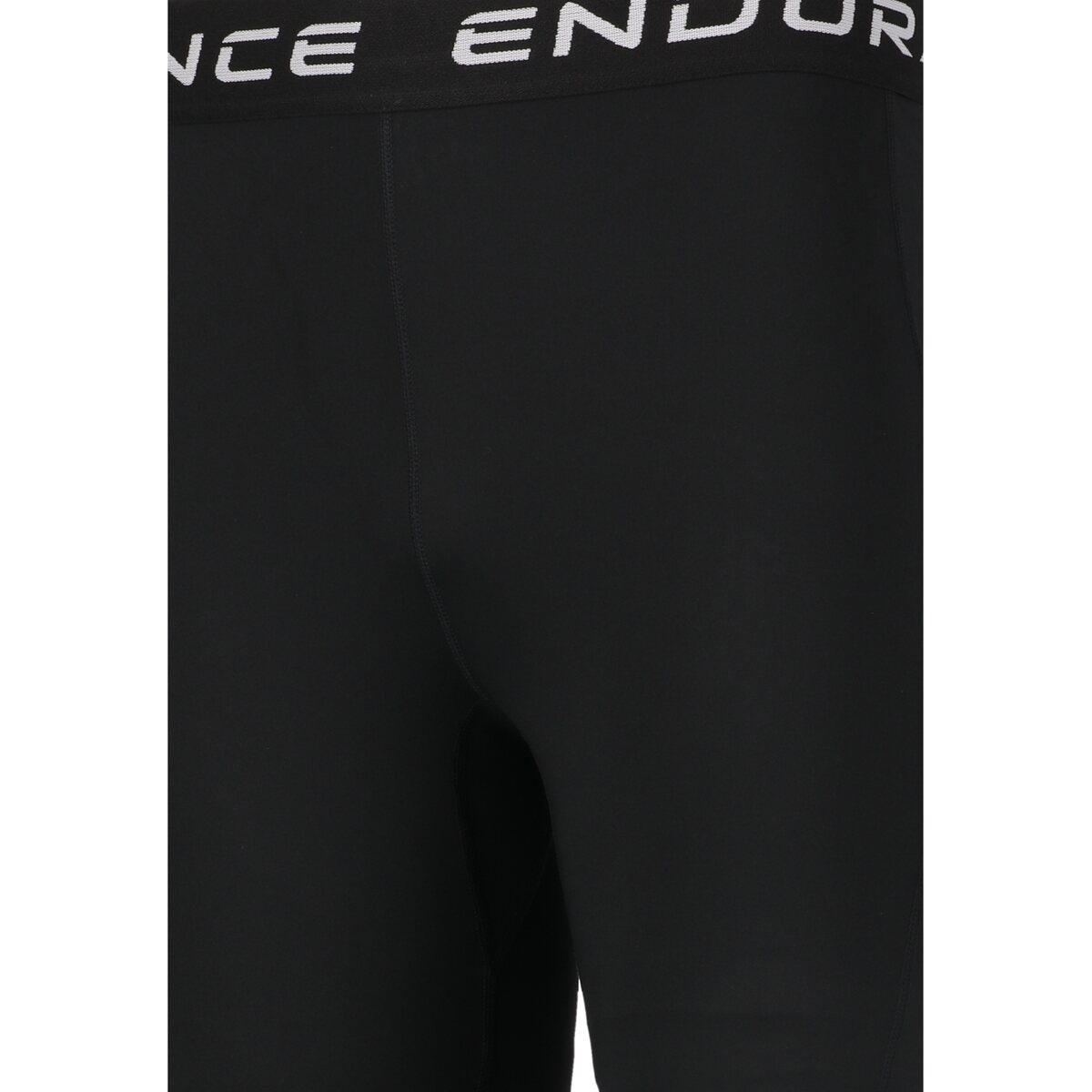 Endurance Power Vinter Baselayer Tights Herre Black