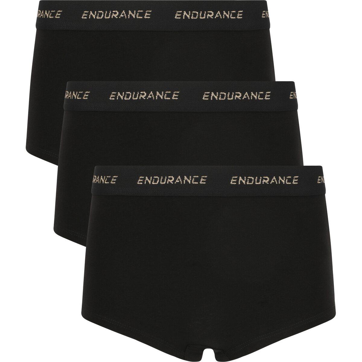 Endurance Vickers 3-Pack Hotpants Børn black