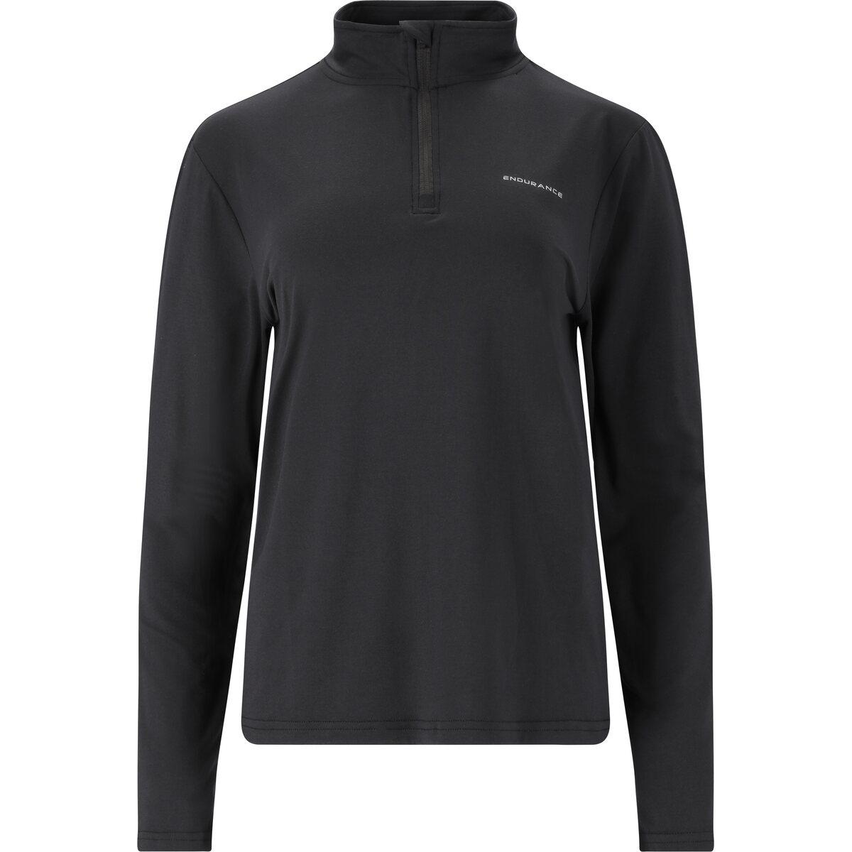 Endurance Aileen Half Zip Løpetrøye Dame Black