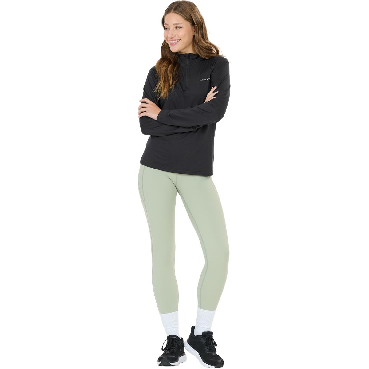 Endurance Aileen Half Zip Løpetrøye Dame Black